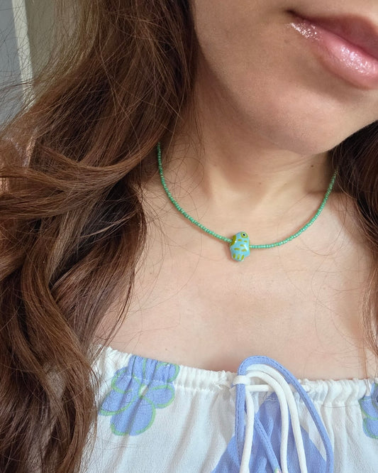 Fish Beaded Necklace