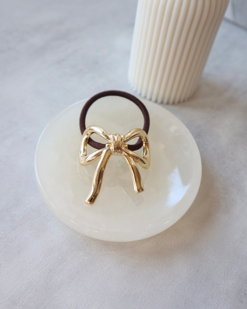 Dainty Bow Ponytail Hair Tie