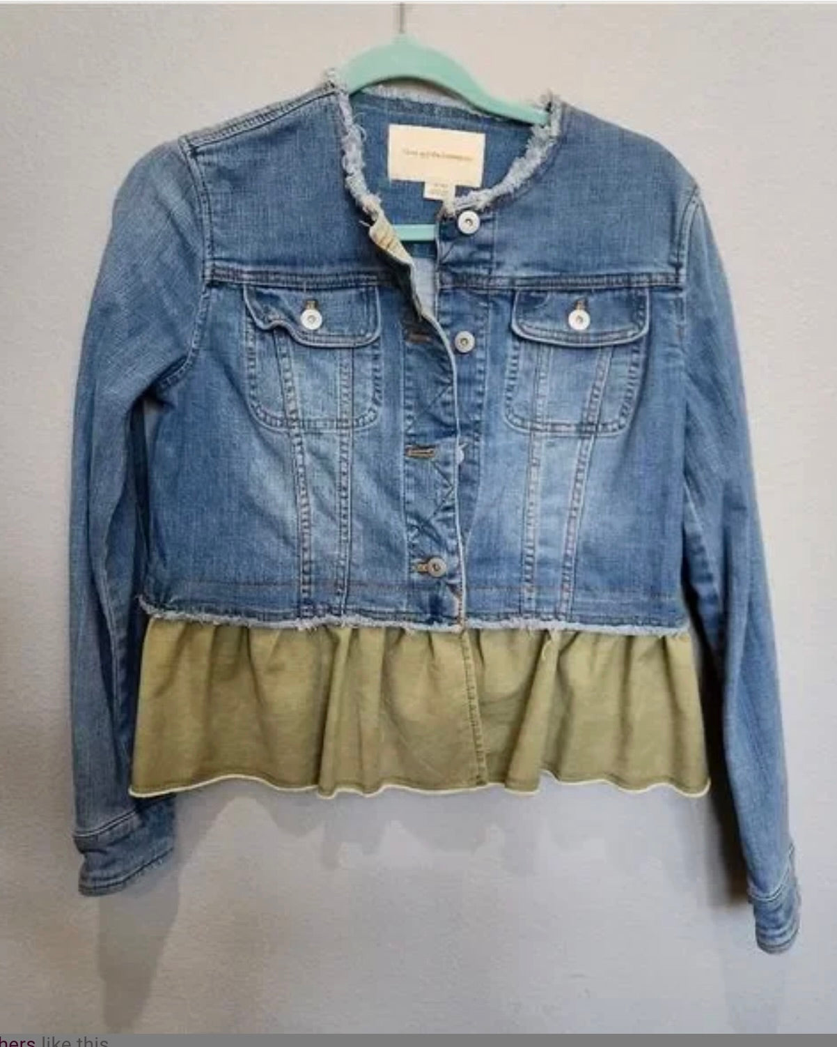 Pilcro by Anthropologie Denim Jacket (STS CLOSET)