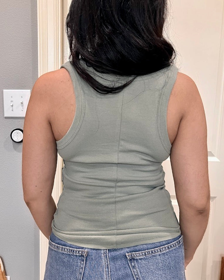 Sage Green Tank Top