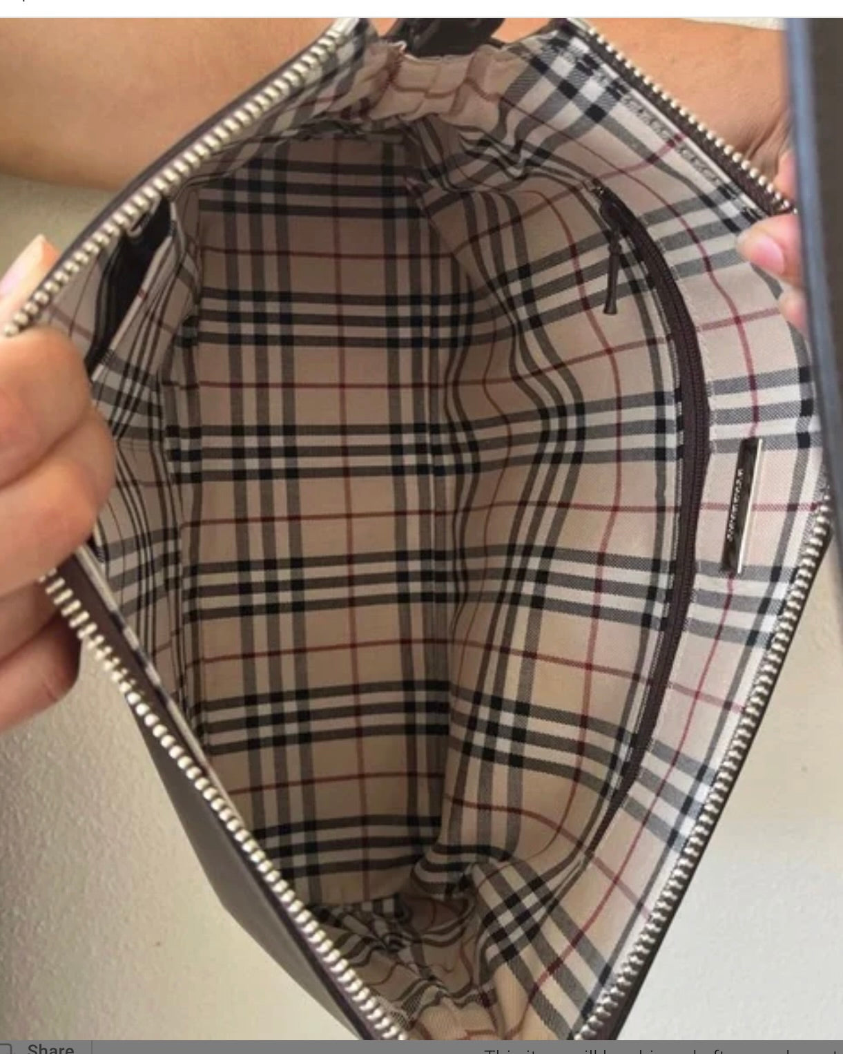 Burberry Brown Shoulder Handbag (STS CLOSET)
