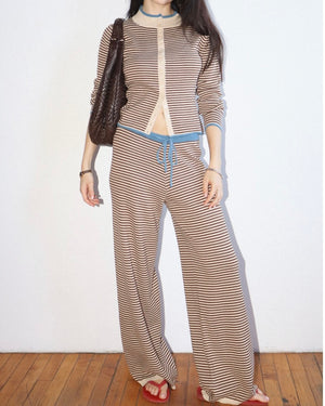 Striped Brown Sweater