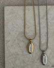 Olivia Oval Pendant Necklace