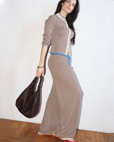 Striped Brown Bottoms
