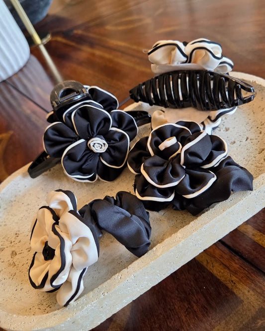Timeless Rose Hair Clips