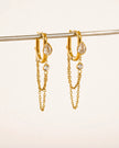 Everly Teardrop Crystal Drop Earrings