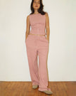 Frankie Striped Pink Set