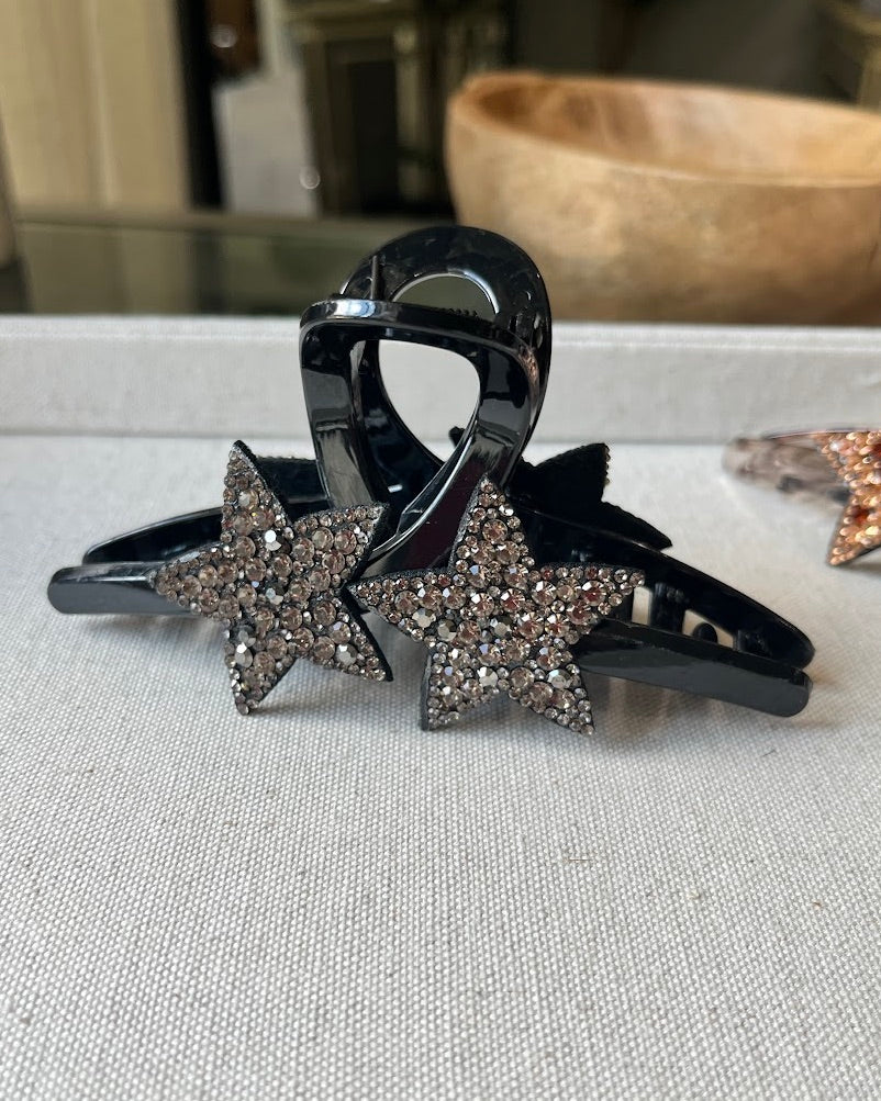 Double Star Hair Clip