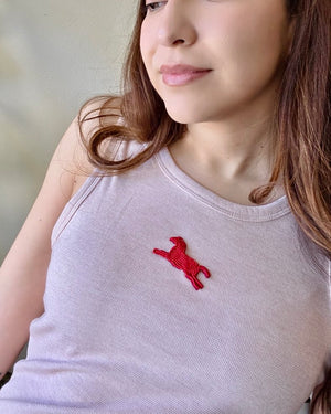 Mustang Beaded Tank