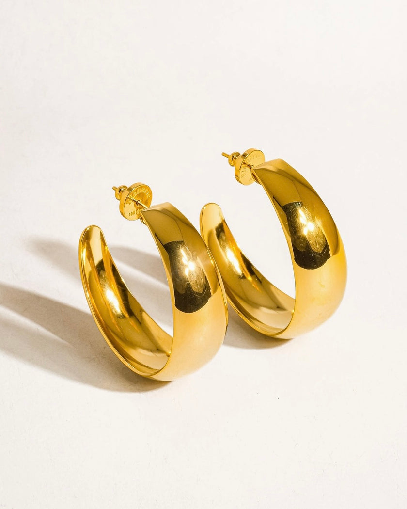 Noah Classic C Hoop Earrings