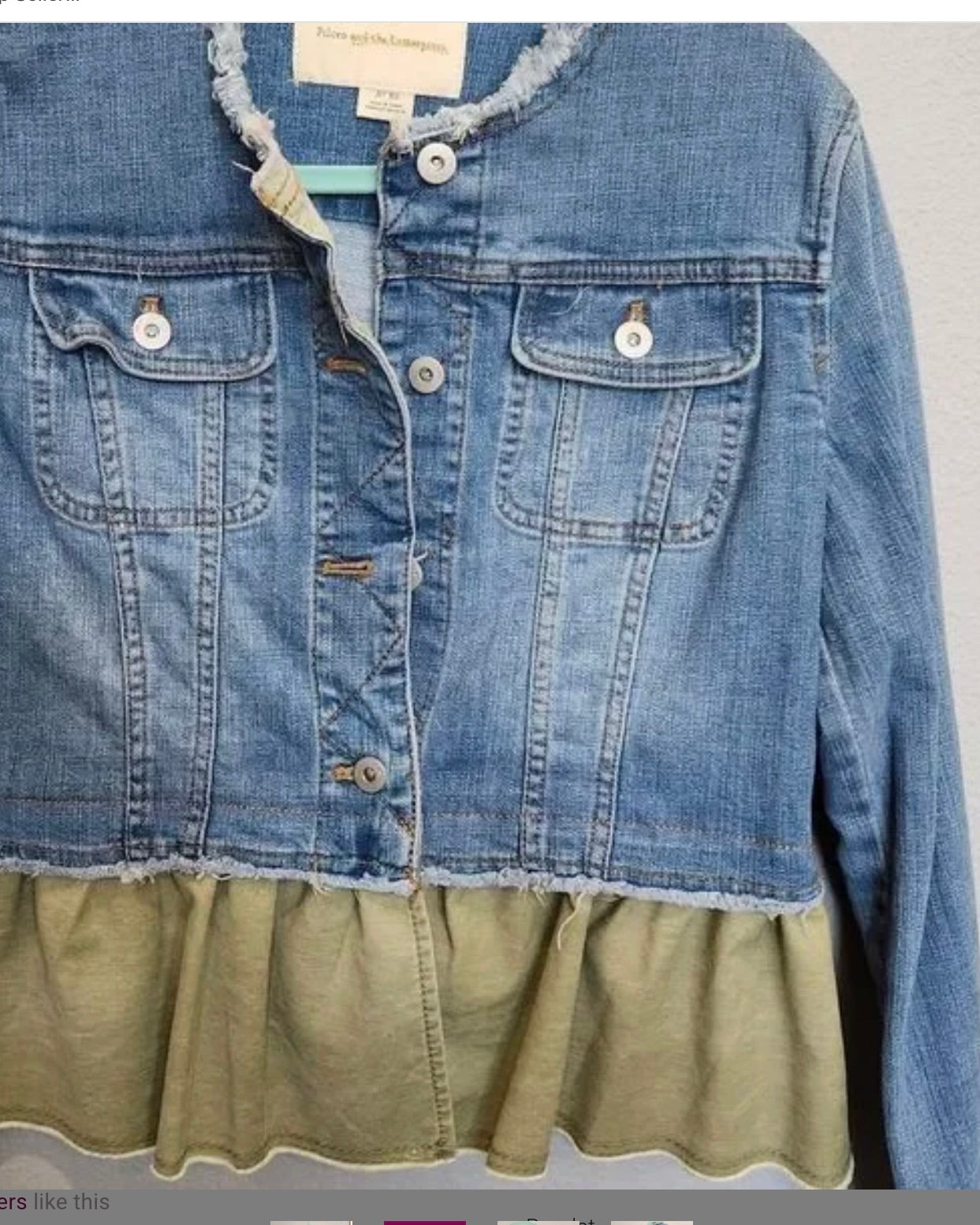 Pilcro by Anthropologie Denim Jacket (STS CLOSET)