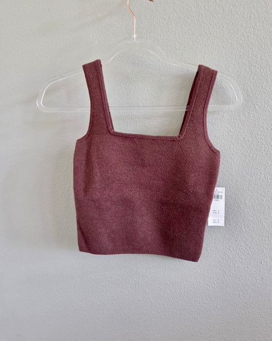 Abercrombie Brn Crop Top- XS - (STS)
