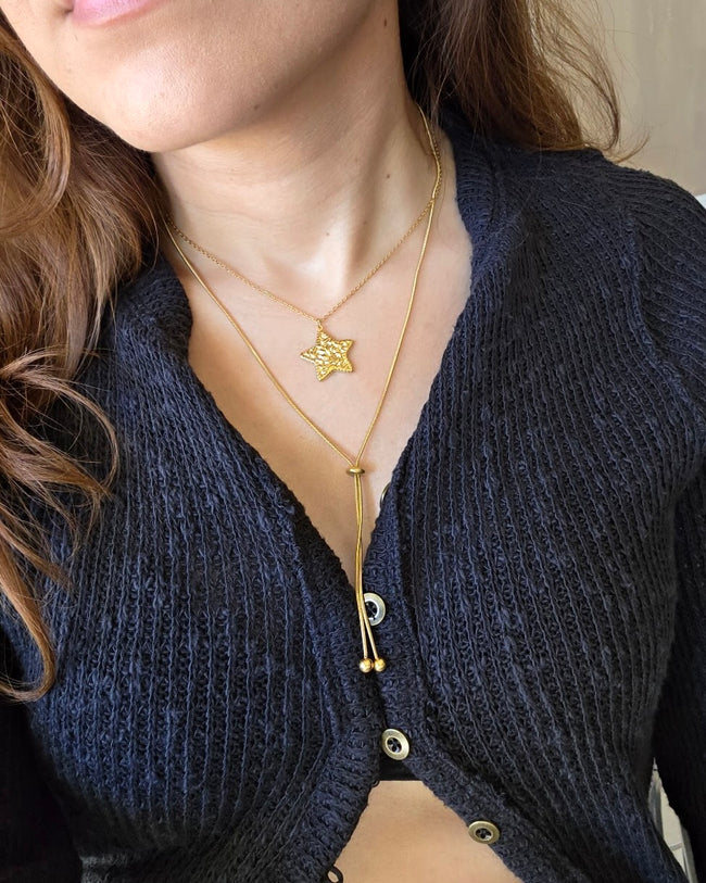 Amarya Snake Slider Necklace