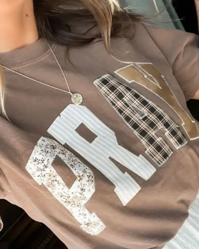 Pray Embroidered Graphic Tee