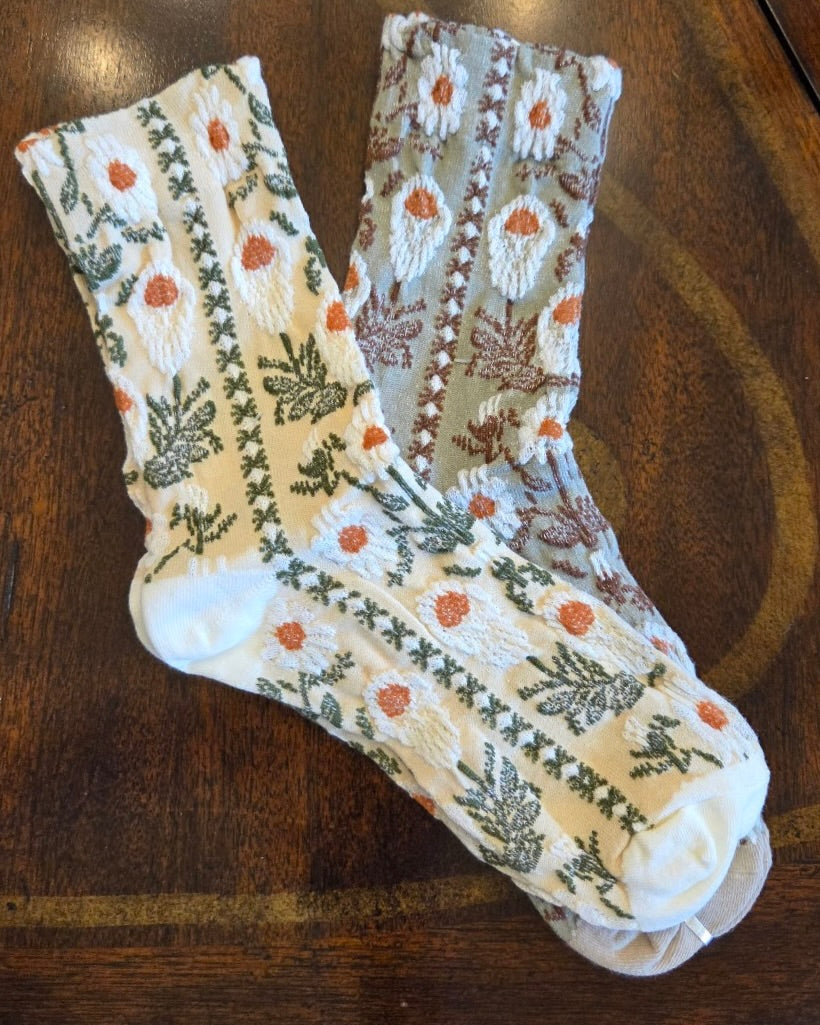 Floral Socks