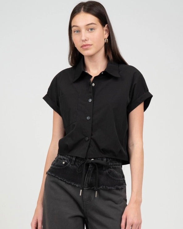 Ace Button Down Top