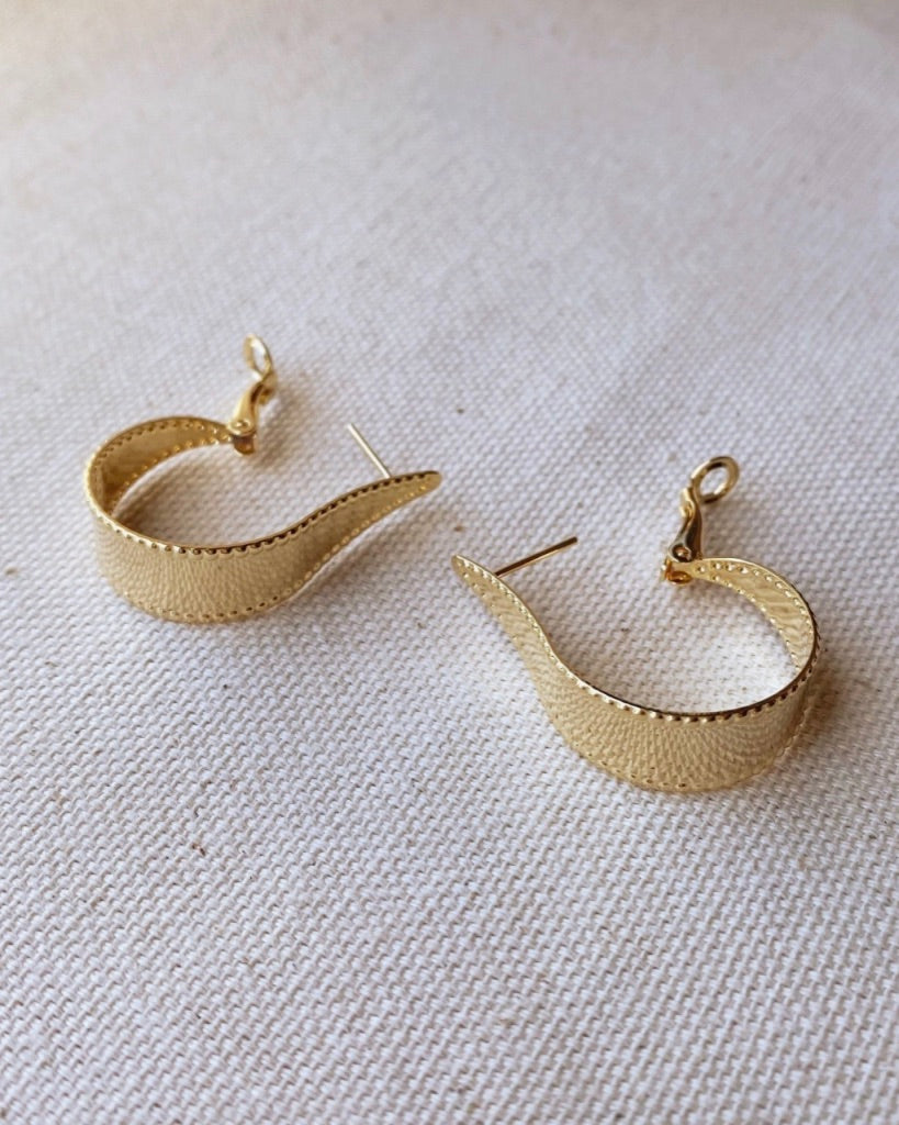 Aiko Gold Earrings