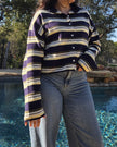 Aubry Striped Cardigan