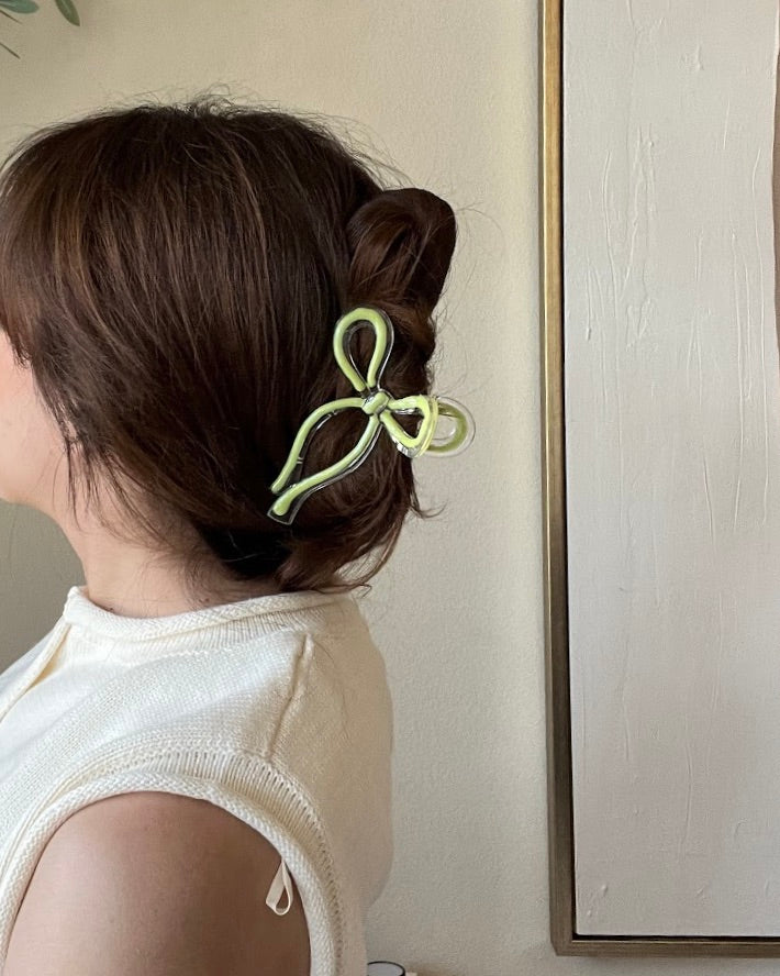 Color Pop Hair Bow Clip