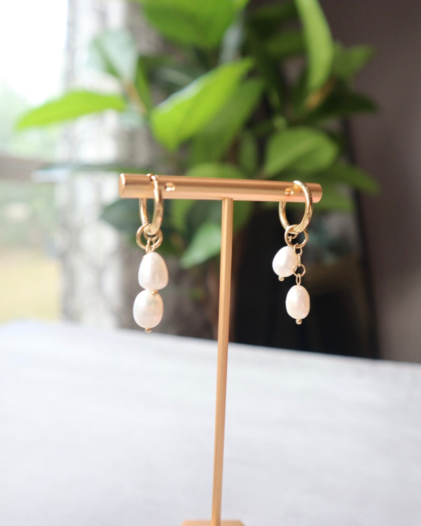 Halley Pearl Drop Earrings