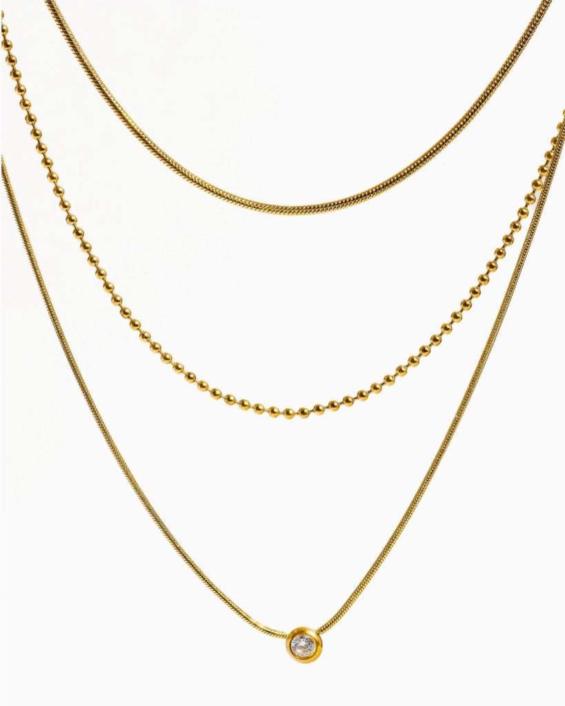 Capella 3 Layer Necklace
