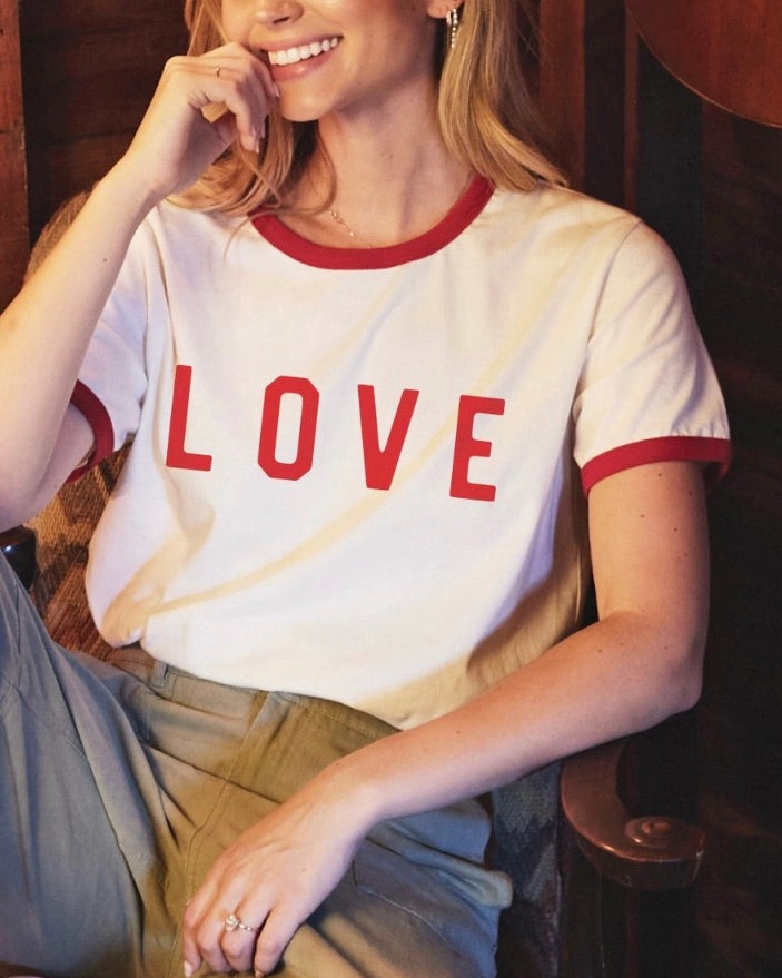 LOVE Ringer Tee