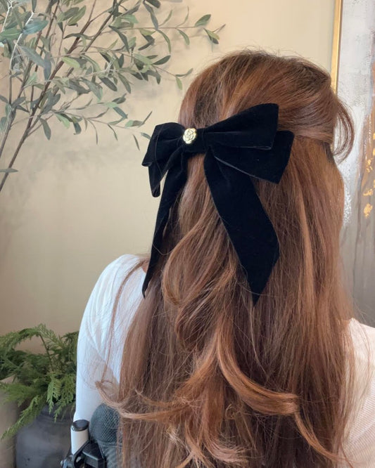 Velvet Hair Bow