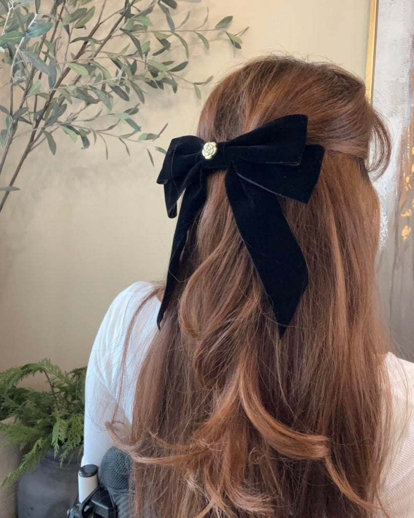 Velvet Hair Bow