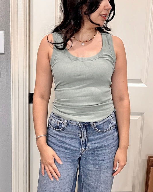 Sage Green Tank Top