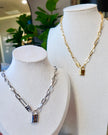 Padlock Chain Necklace