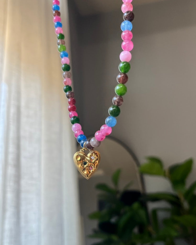 Charm Beaded Necklace