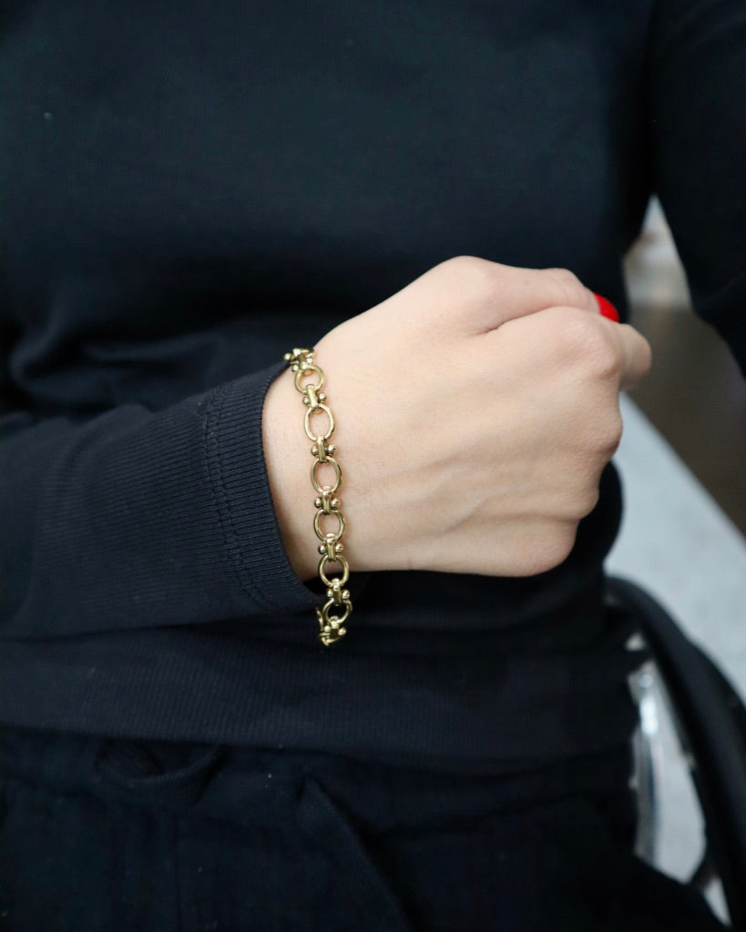 Braided Gold Bracelet