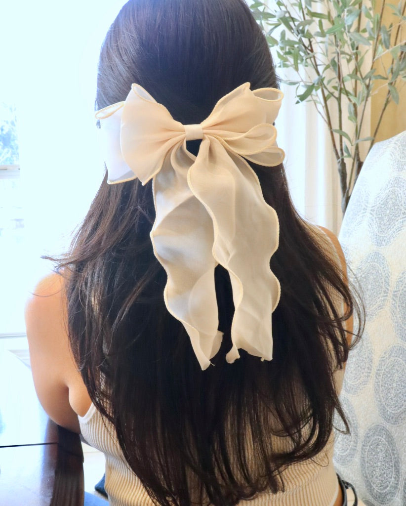 Sheer Hair Bow