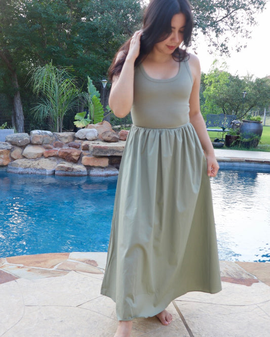 Green Tank Dress