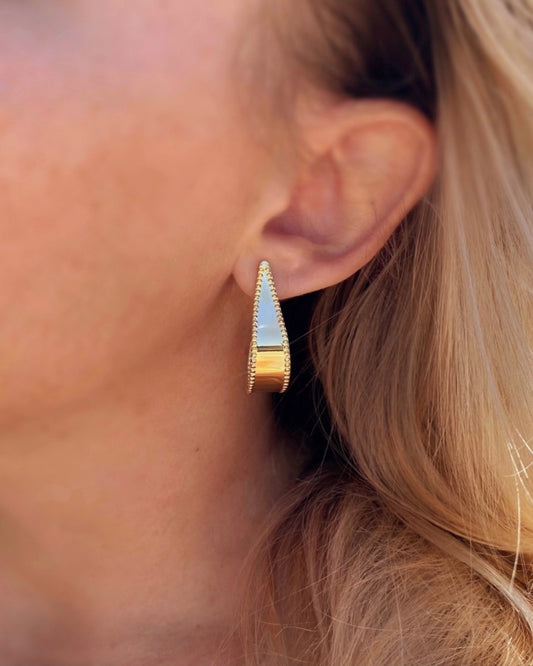 Aiko Gold Earrings