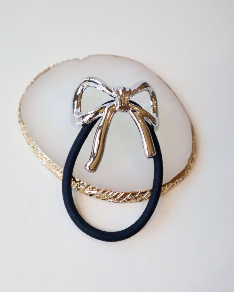 Dainty Bow Ponytail Hair Tie