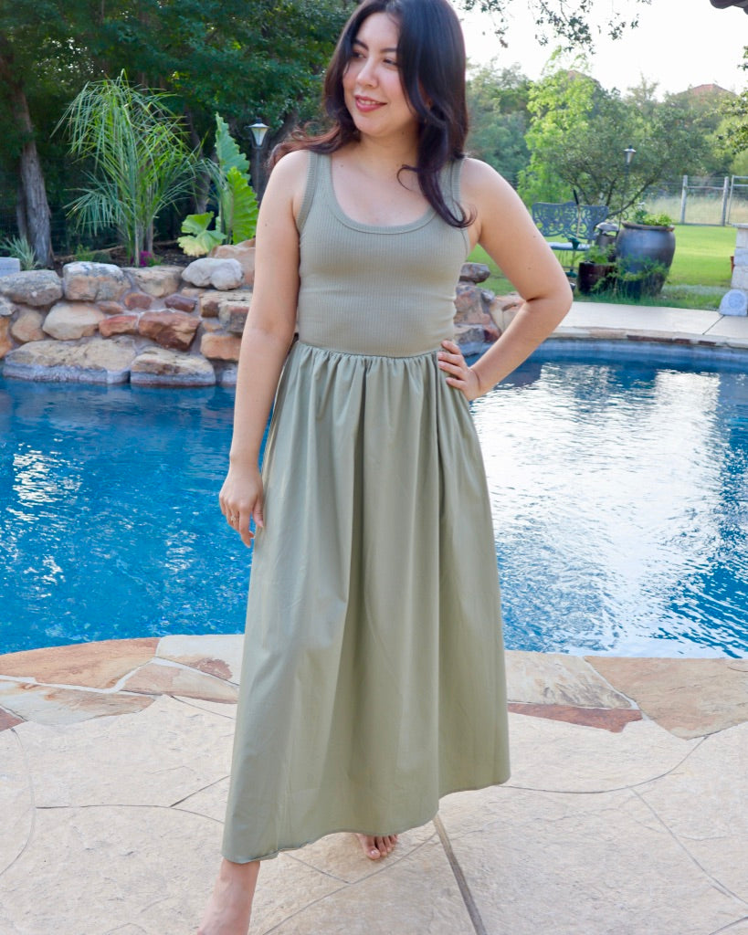 Green Tank Dress