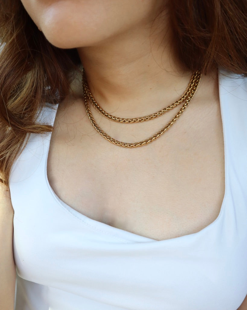 Alice Wheat Chain Necklace