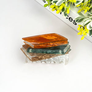 Stacked Book Hair Clip