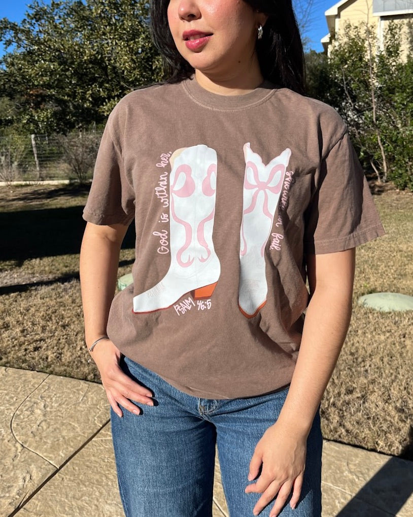 Faith Cowboy Boots Graphic Tee (LAST ONE)