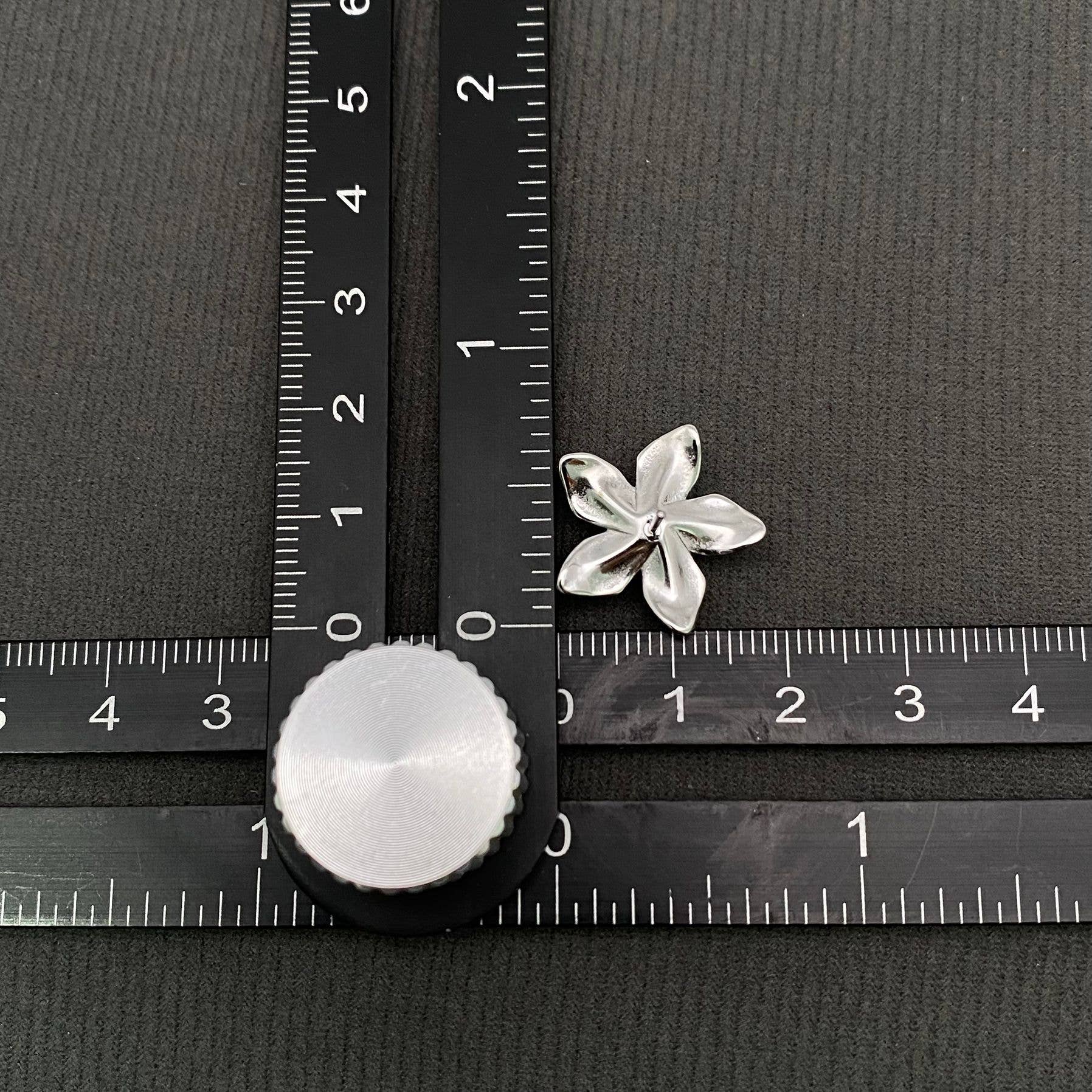 Lily Bloom Silver Earrings