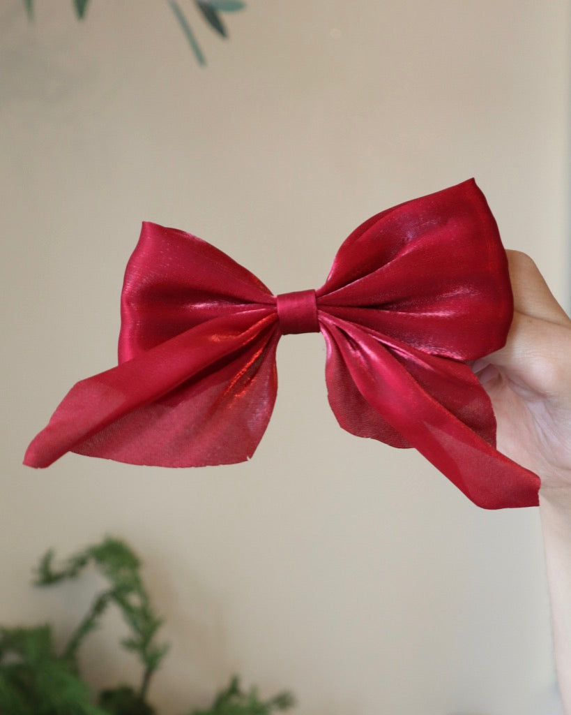 Red Hair Bow