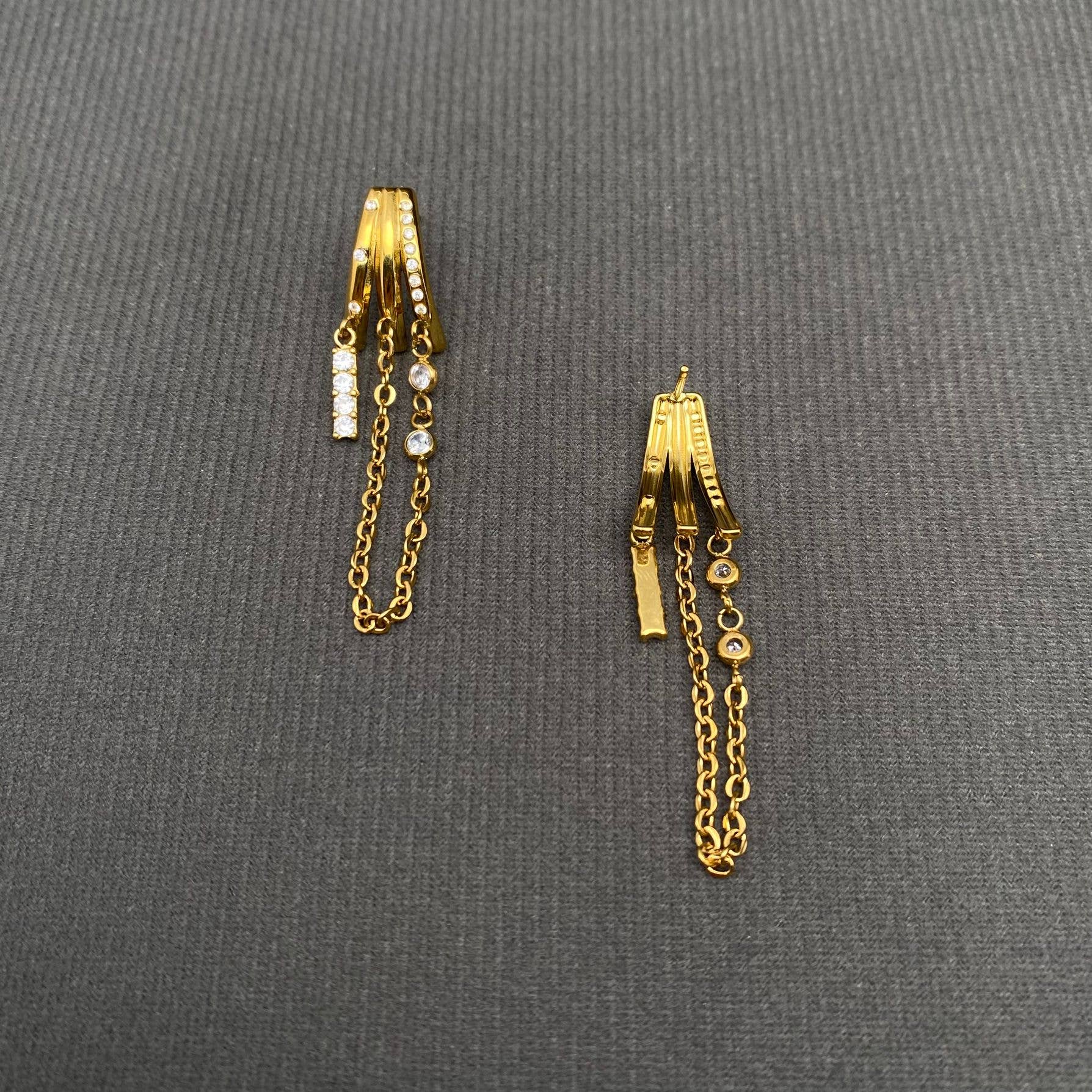 Dally Chain Fringe Earrings