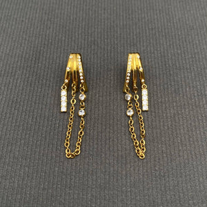 Dally Chain Fringe Earrings