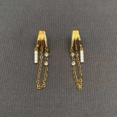 Dally Chain Fringe Earrings