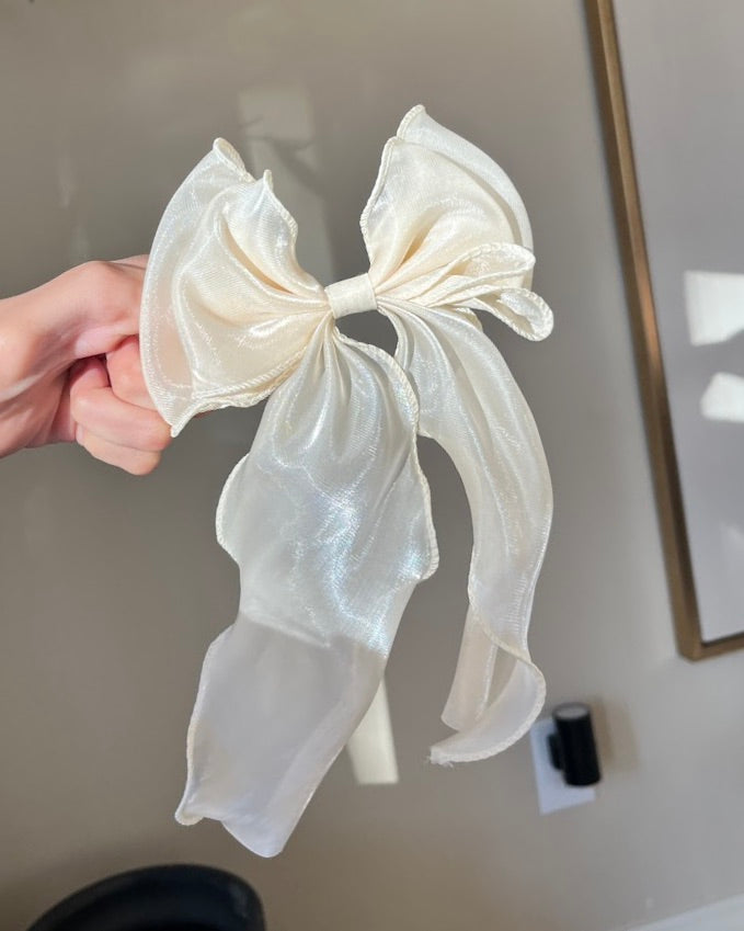 Radiant Ruffle Hair Bow