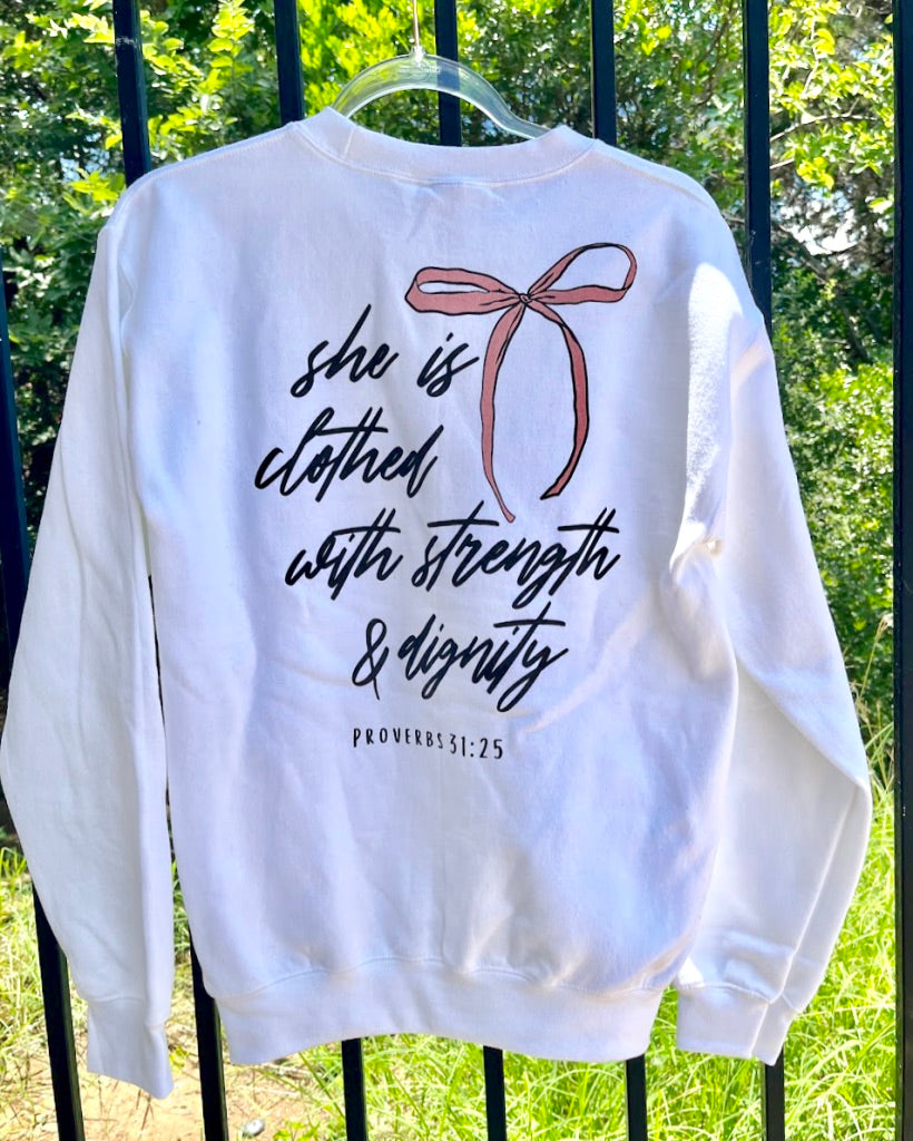 Bible Verse Sweater (Last Med)