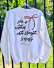 Bible Verse Sweater (Last Med)