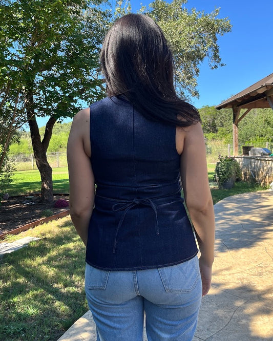 Danielle Denim Top