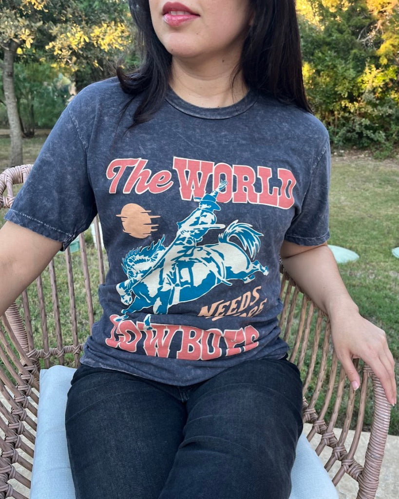 The World Needs More Cowboys Tee (LAST ONE)